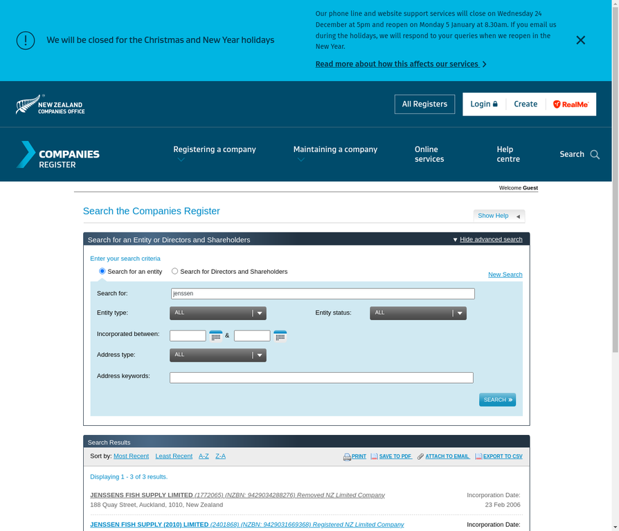 Jenssen Companies Search Results