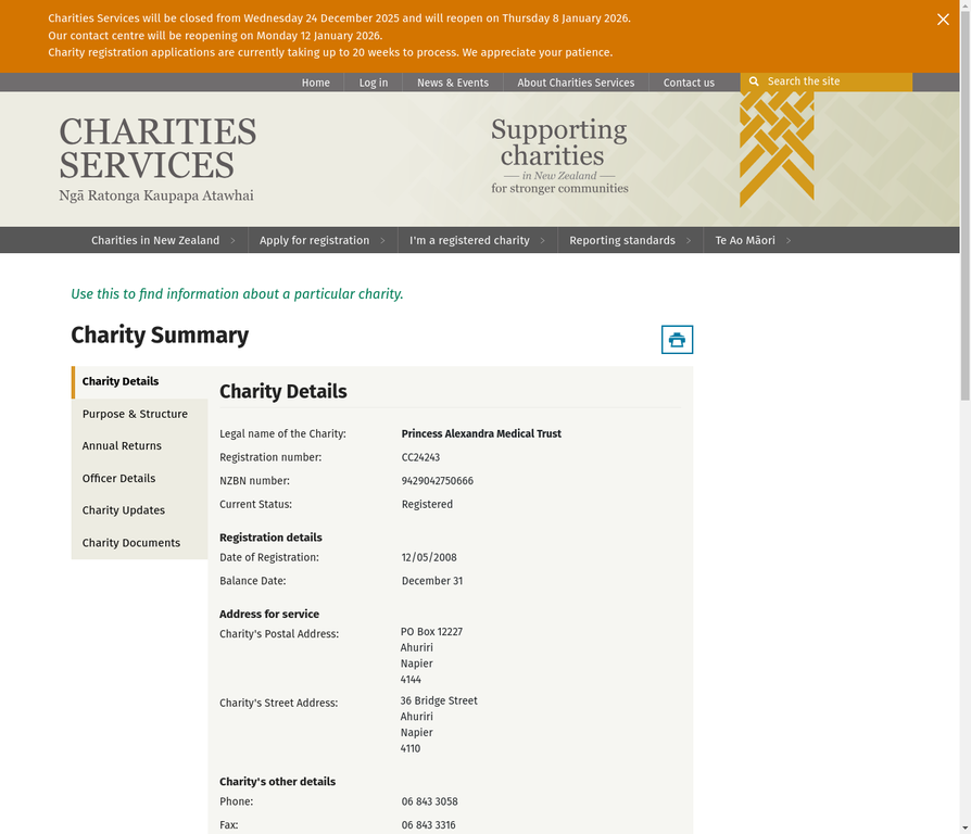 PAMT Details - Oldershaw Address